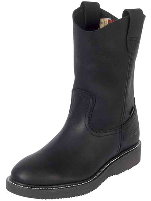Establo Men’s Work Boot Grasso Leather - Black 312 - BELLEZA'S - Establo Men’s Work Boot Grasso Leather - Black 312 - CABALLERO - 00031201
