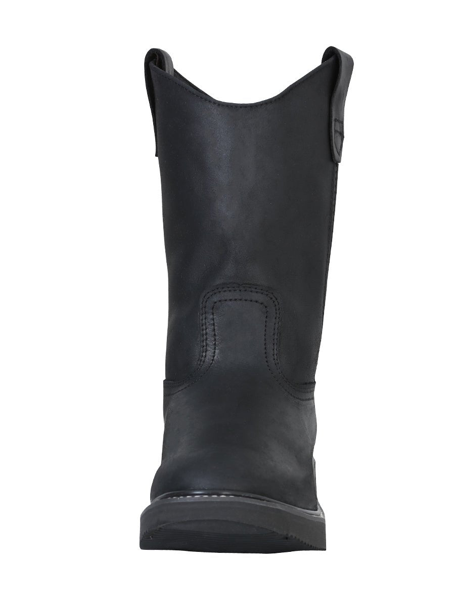 Establo Men’s Work Boot Grasso Leather - Black 312 - BELLEZA'S - Establo Men’s Work Boot Grasso Leather - Black 312 - CABALLERO - 00031201