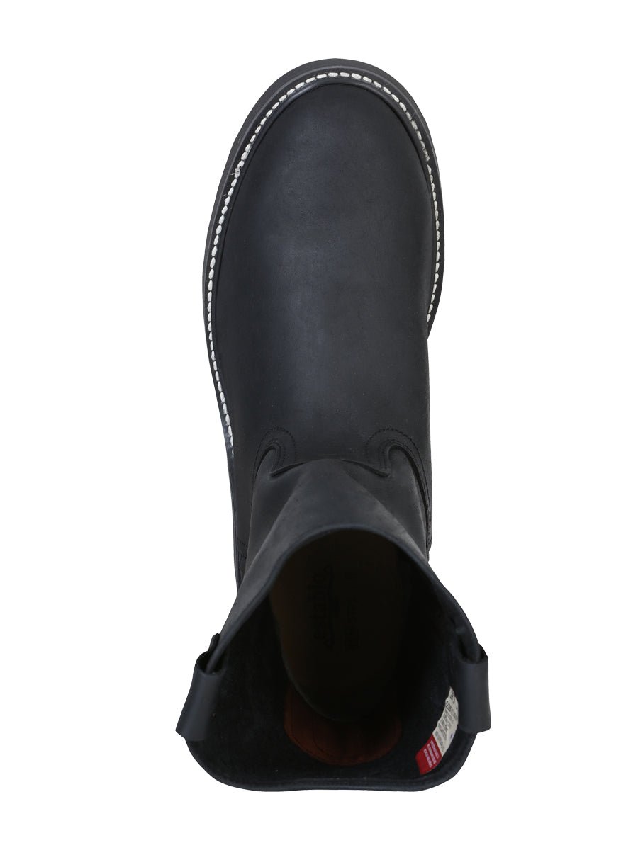 Establo Men’s Work Boot Grasso Leather - Black 312 - BELLEZA'S - Establo Men’s Work Boot Grasso Leather - Black 312 - CABALLERO - 00031201