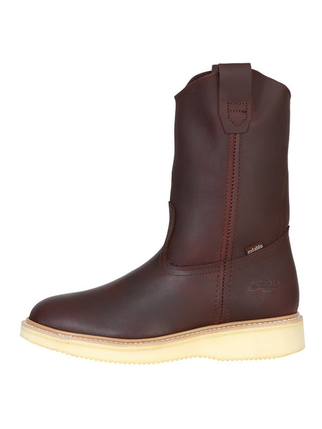 Establo Men’s Work Boot Grasso Leather - Shedron 318 - BELLEZA'S - Establo Men’s Work Boot Grasso Leather - Shedron 318 - CABALLERO - 00031801