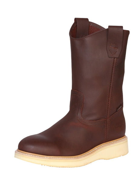 Establo Men’s Work Boot Grasso Leather - Shedron 318 - BELLEZA'S - Establo Men’s Work Boot Grasso Leather - Shedron 318 - CABALLERO - 00031801