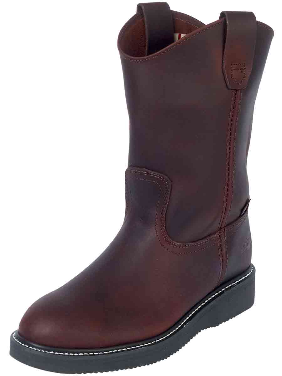 Establo Men’s Work Boot Grasso Leather - Vino 24962 - BELLEZA'S - Establo Men’s Work Boot Grasso Leather - Vino 24962 - CABALLERO - 02496201