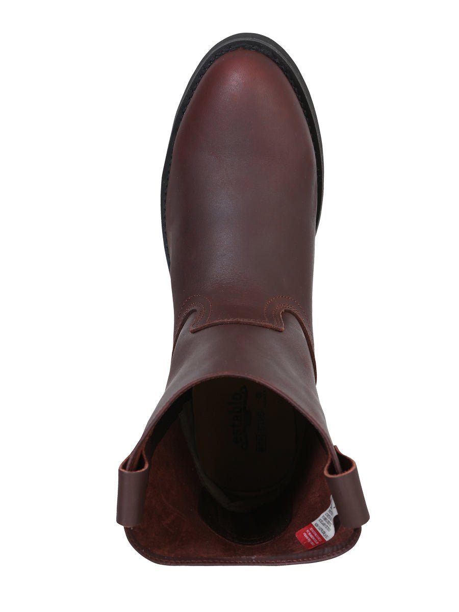 Establo Men's Work Boot - Leather Grasso - Shedron 316 - BELLEZA'S - Establo Men's Work Boot - Leather Grasso - Shedron 316 - CABALLERO - 00031601