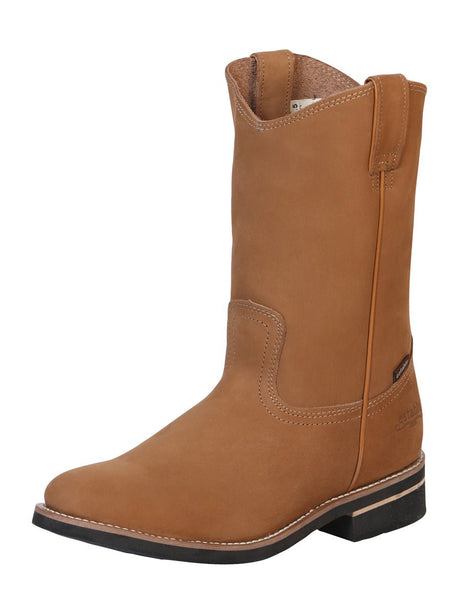 Establo Men's Work Boot - Leather Nobuck - Cinnamon 303 - BELLEZA'S - Establo Men's Work Boot - Leather Nobuck - Cinnamon 303 - CABALLERO - 00030301