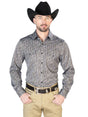 Gray Casual Long Sleeve Shirt 43931 - BELLEZA'S - Gray Casual Long Sleeve Shirt 43931 - CABALLERO - 04393101