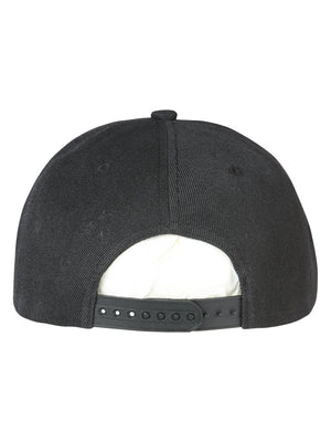 Guanajuato Black Embroidered Polyester Snap Back Cap 'El General' 44789 - BELLEZA'S - Guanajuato Black Embroidered Polyester Snap Back Cap 'El General' 44789 - Caps - 04478901