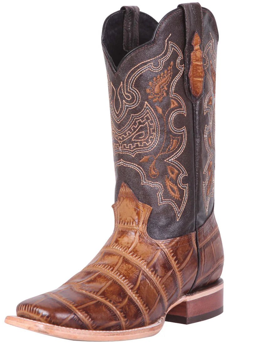 Imit Crocodile Rodeo Boots For Men 'El General' *ANTIQUE-41794* - BELLEZA'S - Imit Crocodile Rodeo Boots For Men 'El General' *ANTIQUE-41794* - Botas Para Hombres - 41794 6
