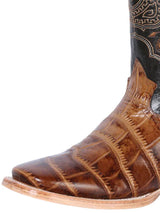 Imit Crocodile Rodeo Boots For Men 'El General' *ANTIQUE-41794* - BELLEZA'S - Imit Crocodile Rodeo Boots For Men 'El General' *ANTIQUE-41794* - Botas Para Hombres - 41794 6