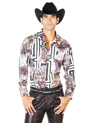 Jaguar Casual Long Sleeve Shirt 43551 - BELLEZA'S - Jaguar Casual Long Sleeve Shirt 43551 - CABALLERO - 04355101