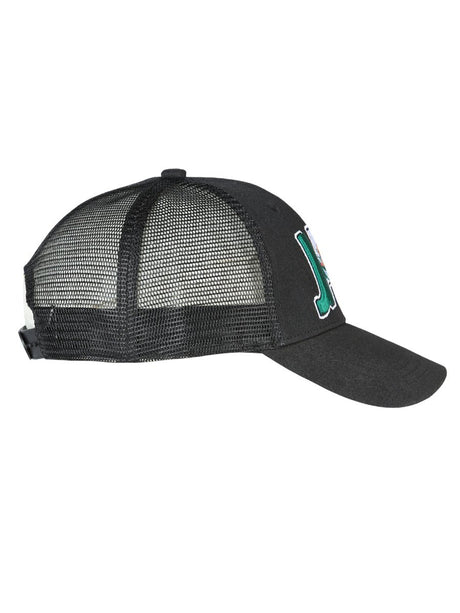 Jalisco Black Embroidered Polyester Snap Back Cap 'El General' 44782 - BELLEZA'S - Jalisco Black Embroidered Polyester Snap Back Cap 'El General' 44782 - Caps - 04478201