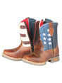 Kid's Jar Boots Children's USA Cowboy Boot Brown 126579 - BELLEZA'S - Kid's Jar Boots Children's USA Cowboy Boot Brown 126579 - NIÑO - 12657901
