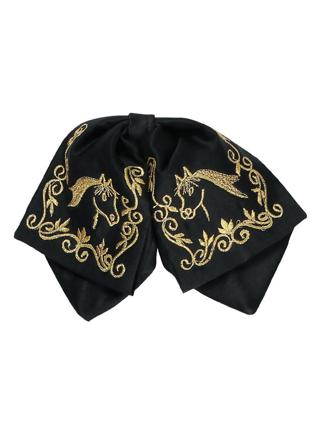 Kids Mexican Charro Bow Tie 100% Polyester Black/Gold 600148 - BELLEZA'S - Kids Mexican Charro Bow Tie 100% Polyester Black/Gold 600148 - NIÑO - 60014801