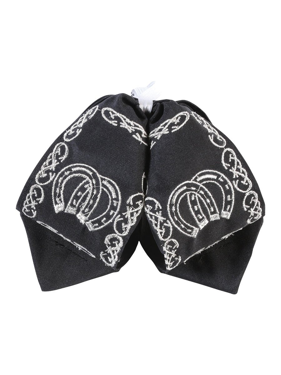 Kids Mexican Charro Bow Tie 100% Polyester Black/Gold 601813 - BELLEZA'S - Kids Mexican Charro Bow Tie 100% Polyester Black/Gold 601813 - NIÑO - 60181301