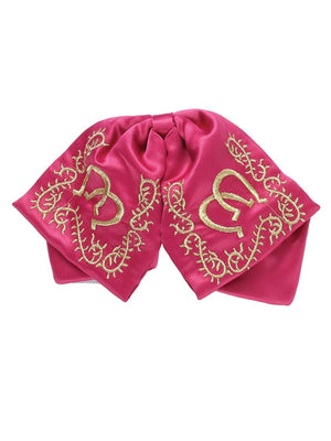 Kids Mexican Charro Bow Tie 100% Polyester Fuchsia/Gold 601762 - BELLEZA'S - Kids Mexican Charro Bow Tie 100% Polyester Fuchsia/Gold 601762 - NIÑO - 60176201