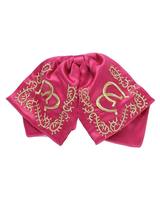 Kids Mexican Charro Bow Tie 100% Polyester Fuchsia/Gold 601762 - BELLEZA'S - Kids Mexican Charro Bow Tie 100% Polyester Fuchsia/Gold 601762 - NIÑO - 60176201