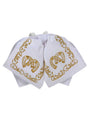 Kids Mexican Charro Bow Tie 100% Polyester White/Gold 600143 - BELLEZA'S - Kids Mexican Charro Bow Tie 100% Polyester White/Gold 600143 - NIÑO - 60014301