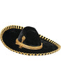 Kids Mexican Charro Hat Velvet Black/Gold 600318 - BELLEZA'S - Kids Mexican Charro Hat Velvet Black/Gold 600318 - NIÑO - 60031801