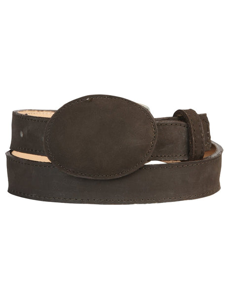 Kids Western Belt - El General Nobuck Choco 45445 - BELLEZA'S - Kids Western Belt - El General Nobuck Choco 45445 - NIÑO - 04544501