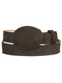 Kids Western Belt - El General Nobuck Choco 45445 - BELLEZA'S - Kids Western Belt - El General Nobuck Choco 45445 - NIÑO - 04544501
