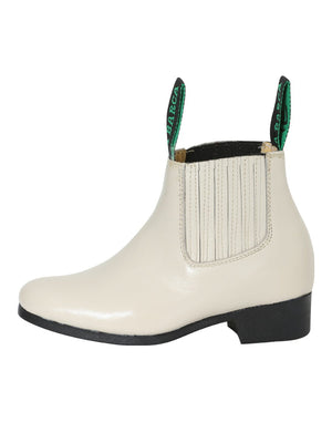 La Barca Leather Ankle Boot - Bone 216 - BELLEZA'S - La Barca Leather Ankle Boot - Bone 216 - NIÑO - 00021601