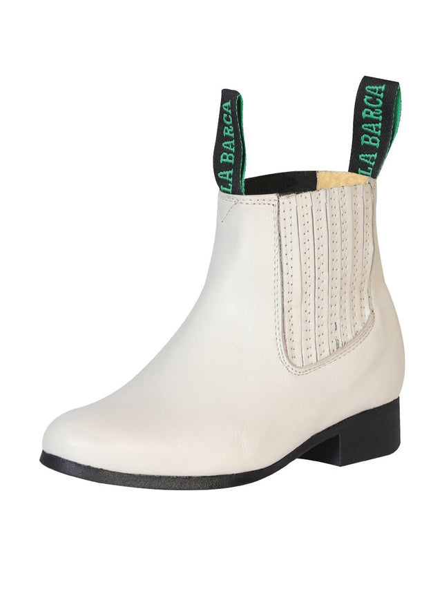La Barca Leather Ankle Boot - Bone 216 - BELLEZA'S - La Barca Leather Ankle Boot - Bone 216 - NIÑO - 00021601