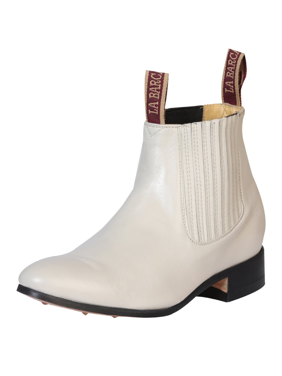La Barca - Traditional Charro Boot - Leather Bone 208 - BELLEZA'S - La Barca - Traditional Charro Boot - Leather Bone 208 - CABALLERO - 00020801