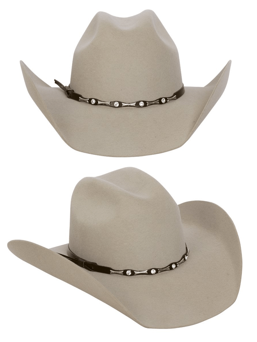 Men's 50X Wool Bull Texana Hat 'El General' Sand Color 23077 - BELLEZA'S - Men's 50X Wool Bull Texana Hat 'El General' Sand Color 23077 - Men's Cowboy Hats - 23077 54