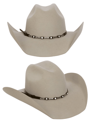 Men's 50X Wool Bull Texana Hat 'El General' Sand Color 23077 - BELLEZA'S - Men's 50X Wool Bull Texana Hat 'El General' Sand Color 23077 - Men's Cowboy Hats - 23077 54