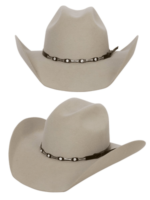 Men's 50X Wool Bull Texana Hat 'El General' Sand Color 23077 - BELLEZA'S - Men's 50X Wool Bull Texana Hat 'El General' Sand Color 23077 - Men's Cowboy Hats - 23077 54