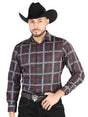 Men's Black/Gray Printed Long Sleeve Western Shirt 'El Señor de los Cielos' 44709 - BELLEZA'S - Men's Black/Gray Printed Long Sleeve Western Shirt 'El Señor de los Cielos' 44709 - Men's Shirt - 04470901