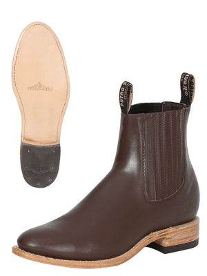 Men's Bovino Oscaria Leather Cowboy Boots 'Potro Salvaje' 123793 - BELLEZA'S - Men's Bovino Oscaria Leather Cowboy Boots 'Potro Salvaje' 123793 - Men's Ankle Boots - 123793 8.5