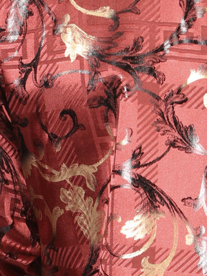 Men's Burgundy Printed Long Sleeve Western Shirt 'El Señor de los Cielos' 44590 - BELLEZA'S - Men's Burgundy Printed Long Sleeve Western Shirt 'El Señor de los Cielos' 44590 - Men's Shirt - 04459001