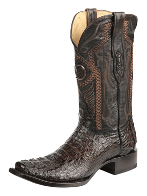 Men's Caimán Exotic Cowboy Boots Original 'El General' Brown 45522 - BELLEZA'S - Men's Caimán Exotic Cowboy Boots Original 'El General' Brown 45522 - Men's Boot - 04552201