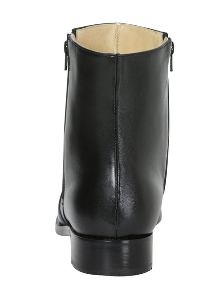 Men's Classic Dress Boots with Double Closure 'El Besserro' Black Color 10661 - BELLEZA'S - Men's Classic Dress Boots with Double Closure 'El Besserro' Black Color 10661 - Men's Ankle Boots - 01066101
