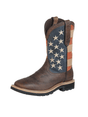 Men's Cowboy Work Boots Buff Rancher Square Toe 'Centenario' 126722 - BELLEZA'S - Men's Cowboy Work Boots Buff Rancher Square Toe 'Centenario' 126722 - Men's Work Boot - 126722 8.5