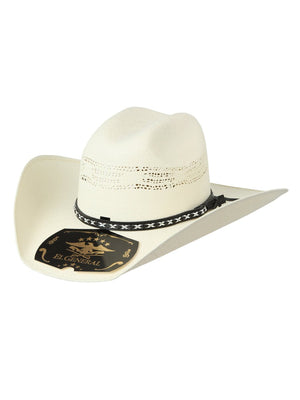 Men's El General 20X Palm Straw Western Hat - Bangora Toro 45763 - BELLEZA'S - Men's El General 20X Palm Straw Western Hat - Bangora Toro 45763 - CABALLERO - 04576301