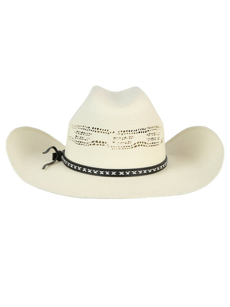 Men's El General 20X Palm Straw Western Hat - Bangora Toro 45763 - BELLEZA'S - Men's El General 20X Palm Straw Western Hat - Bangora Toro 45763 - CABALLERO - 04576301