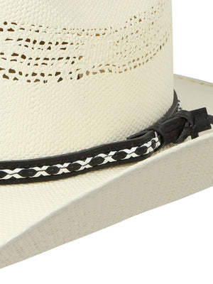Men's El General 20X Palm Straw Western Hat - Bangora Toro 45763 - BELLEZA'S - Men's El General 20X Palm Straw Western Hat - Bangora Toro 45763 - CABALLERO - 04576301