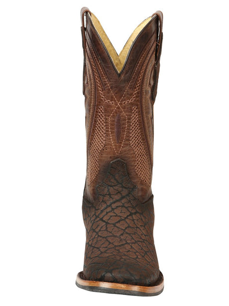 Men’s El General Rodeo Boot - Imitation Bull Neck Brown 45668 - BELLEZA'S - Men’s El General Rodeo Boot - Imitation Bull Neck Brown 45668 - CABALLERO - 04566801