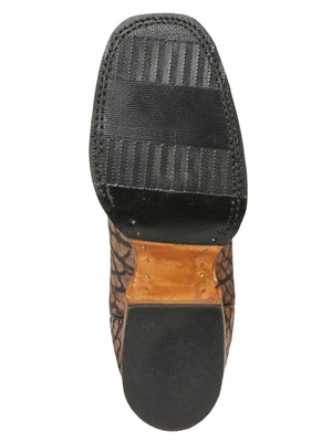 Men’s El General Rodeo Boot - Imitation Bull Neck Sand 45667 - BELLEZA'S - Men’s El General Rodeo Boot - Imitation Bull Neck Sand 45667 - CABALLERO - 04566701