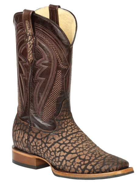 Men’s El General Rodeo Boot - Imitation Bull Neck Sand 45667 - BELLEZA'S - Men’s El General Rodeo Boot - Imitation Bull Neck Sand 45667 - CABALLERO - 04566701