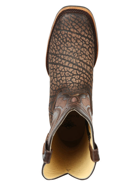 Men’s El General Rodeo Boot - Imitation Bull Neck Sand 45667 - BELLEZA'S - Men’s El General Rodeo Boot - Imitation Bull Neck Sand 45667 - CABALLERO - 04566701