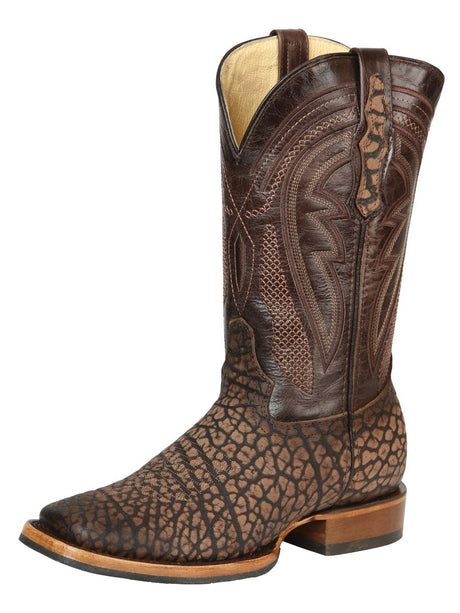 Men’s El General Rodeo Boot - Imitation Bull Neck Sand 45667 - BELLEZA'S - Men’s El General Rodeo Boot - Imitation Bull Neck Sand 45667 - CABALLERO - 04566701