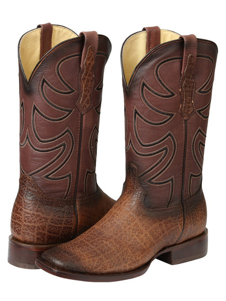 Men’s El General Rodeo Boots - Tobacco Elephant Print 45665 - BELLEZA'S - Men’s El General Rodeo Boots - Tobacco Elephant Print 45665 - CABALLERO - 04566501