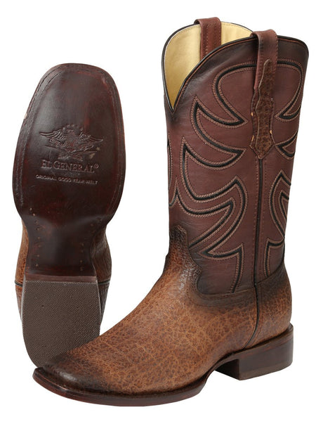 Men’s El General Rodeo Boots - Tobacco Elephant Print 45665 - BELLEZA'S - Men’s El General Rodeo Boots - Tobacco Elephant Print 45665 - CABALLERO - 04566501