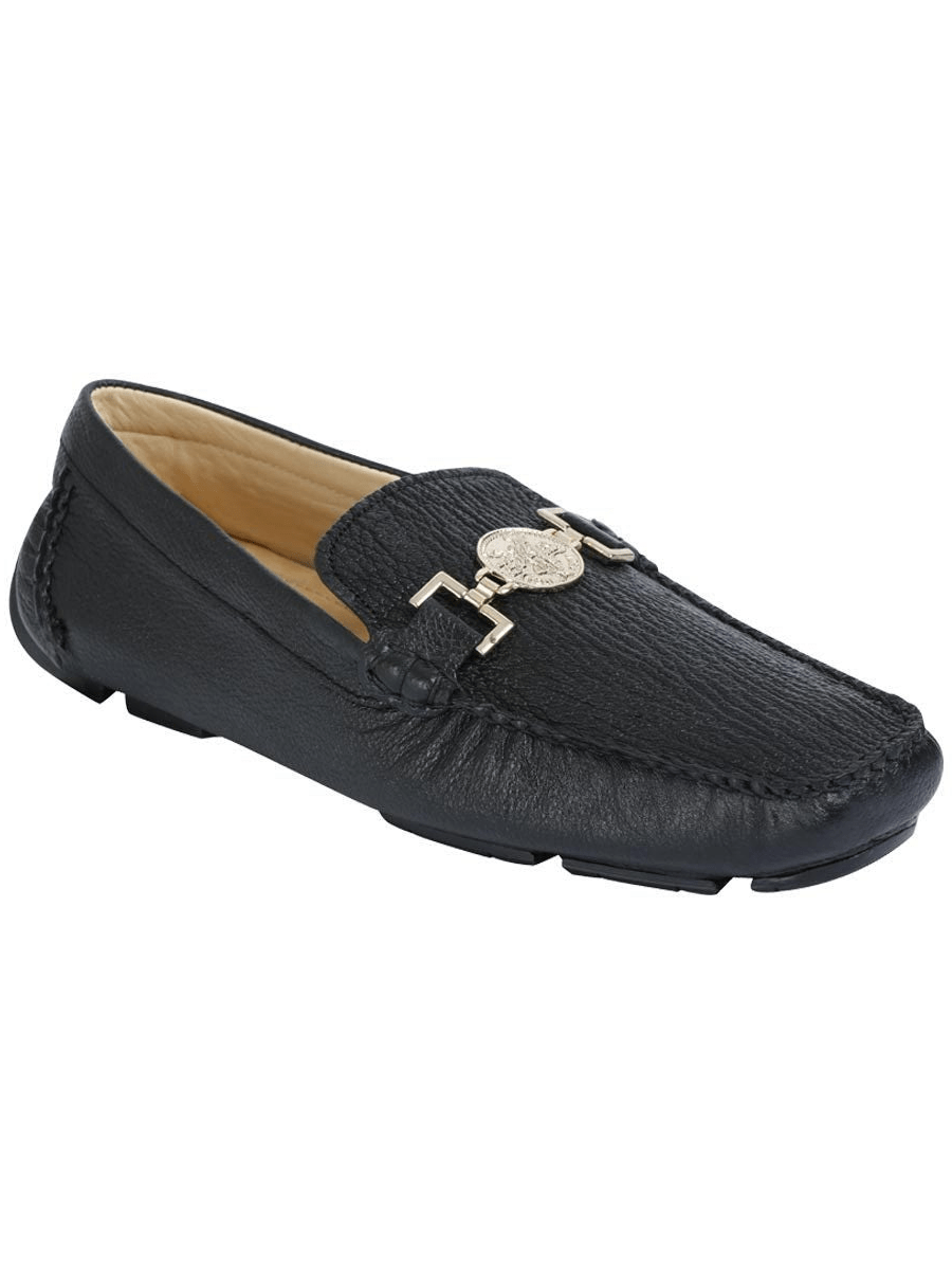 Men's Exotic Shoes Shark Skin Casual Moccasins 'Centenario' Black Color 41286 - BELLEZA'S - Men's Exotic Shoes Shark Skin Casual Moccasins 'Centenario' Black Color 41286 - Men's Shoes - 41286 6