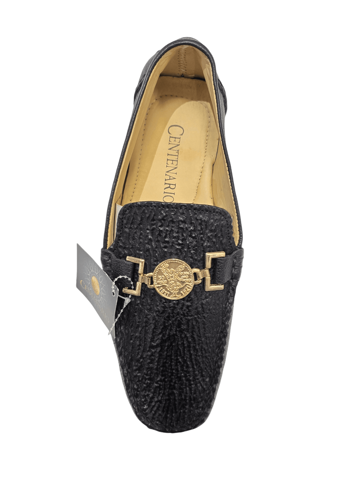 Men's Exotic Shoes Shark Skin Casual Moccasins 'Centenario' Black Color 41286 - BELLEZA'S - Men's Exotic Shoes Shark Skin Casual Moccasins 'Centenario' Black Color 41286 - Men's Shoes - 41286 6