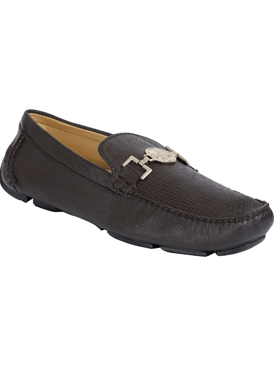 Men's Exotic Shoes Shark Skin Casual Moccasins 'Centenario' Cigar Color 41285 - BELLEZA'S - Men's Exotic Shoes Shark Skin Casual Moccasins 'Centenario' Cigar Color 41285 - Men's Shoes - 41285 6