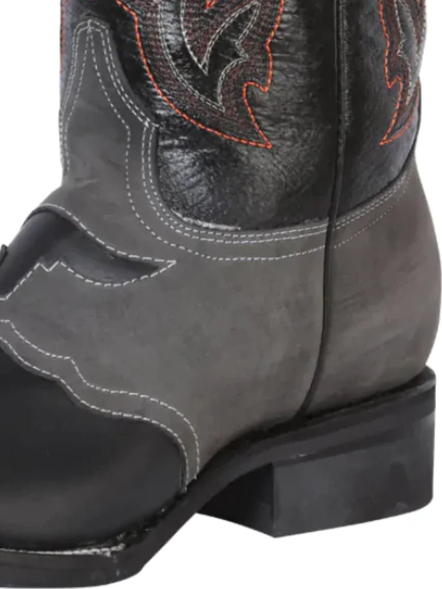 Men's Genuine Leather Classic Rodeo Boots 'El General' Black Color 40668 - BELLEZA'S - Men's Genuine Leather Classic Rodeo Boots 'El General' Black Color 40668 - Men's Boot - 40668 6