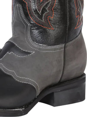 Men's Genuine Leather Classic Rodeo Boots 'El General' Black Color 40668 - BELLEZA'S - Men's Genuine Leather Classic Rodeo Boots 'El General' Black Color 40668 - Men's Boot - 40668 6